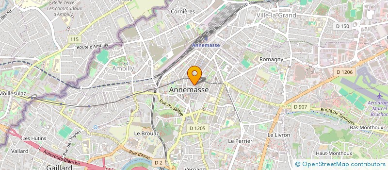 localisation de l'entreprise BRASSERIE LE GLOBE à ANNEMASSE