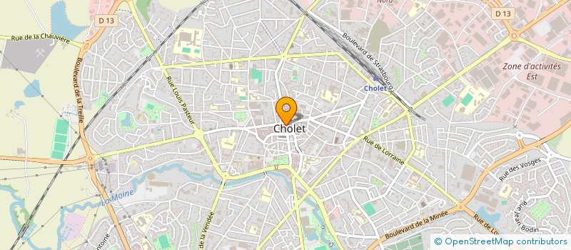 localisation de l'entreprise BRASSERIE LE GRAND CAFE à CHOLET