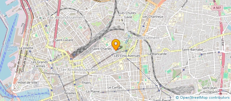 localisation de l'entreprise BRASSERIE LE LONGCHAMP à MARSEILLE