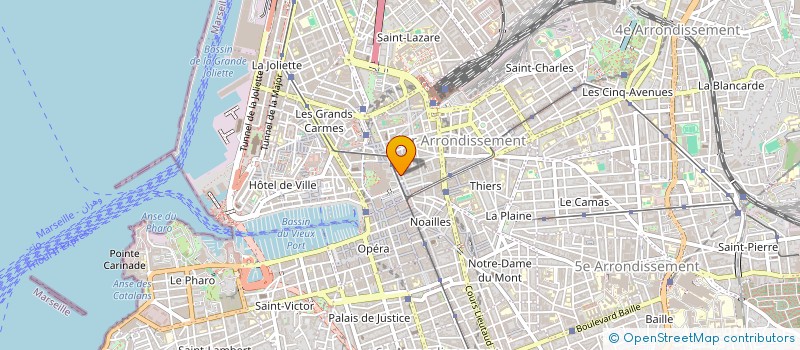 localisation de l'entreprise BRASSERIE LE METRO à MARSEILLE