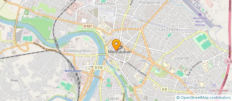 localisation de l'entreprise BRASSERIE LE MIROIR  MONTAUBAN