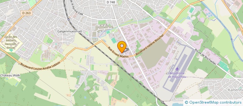 localisation de l'entreprise BRASSERIE LE REFUGE  HAGUENAU