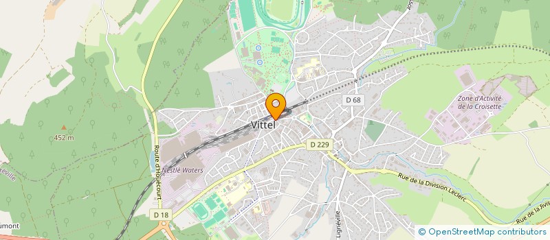 localisation de l'entreprise BRASSERIE LE TERMINUS  VITTEL