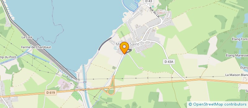 localisation de l'entreprise BRASSERIE LE TEX  MESNIL-SAINT-PERE