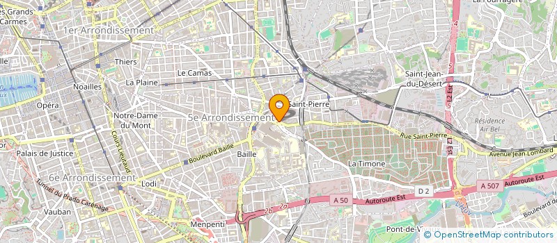 localisation de l'entreprise BRASSERIE LE TIMONE  MARSEILLE