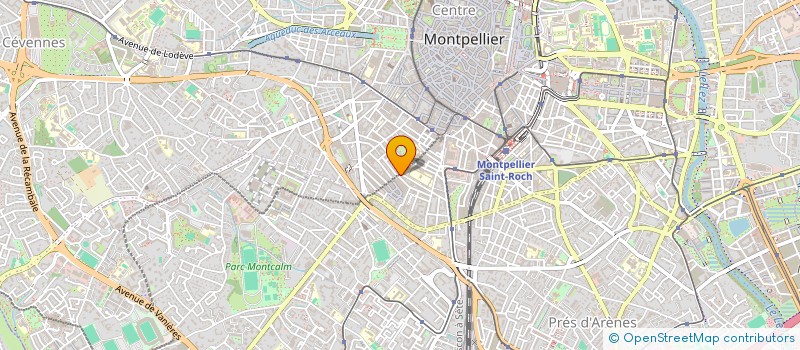 localisation de l'entreprise BRASSERIE LES 3 BOCK à MONTPELLIER