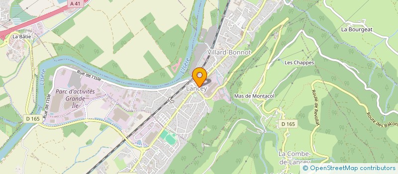 localisation de l'entreprise BRASSERIE LES COMPLICES  VILLARD-BONNOT