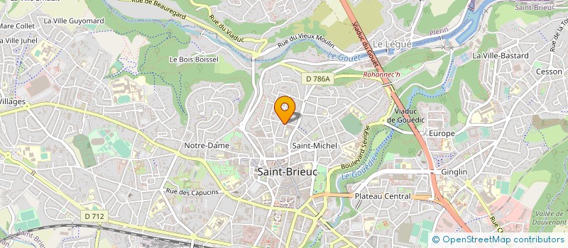 localisation de l'entreprise BRASSERIE LES RIVES DE L'ORNE à SAINT-BRIEUC