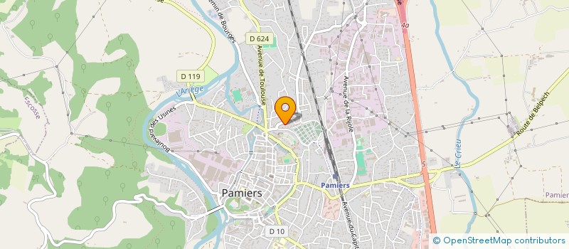 localisation de l'entreprise BRASSERIE LES SAVEURS DU SUD à PAMIERS