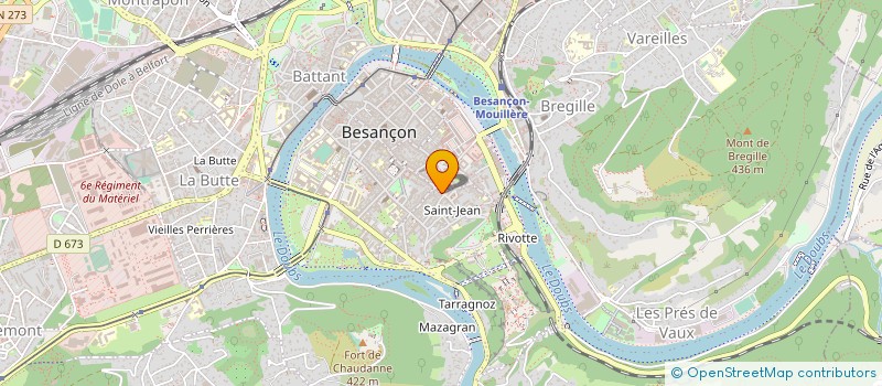 localisation de l'entreprise BRASSERIE LEVAIN à BESANCON