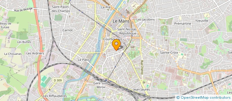 localisation de l'entreprise BRASSERIE LUIGGI  LE MANS