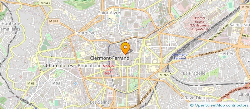 localisation de l'entreprise BRASSERIE MADELEINE  CLERMONT-FERRAND