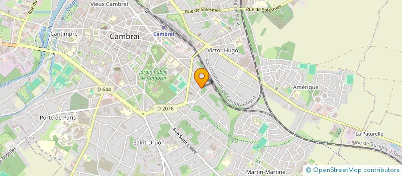 localisation de l'entreprise BRASSERIE MALTERIE CAMBRESIENNE  CAMBRAI