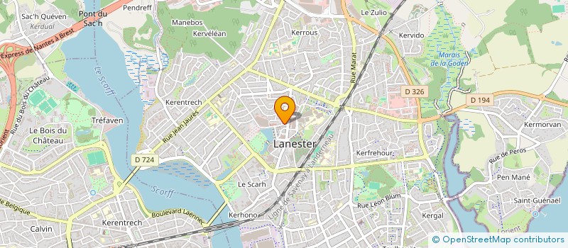 localisation de l'entreprise BRASSERIE MOREIRA  LANESTER