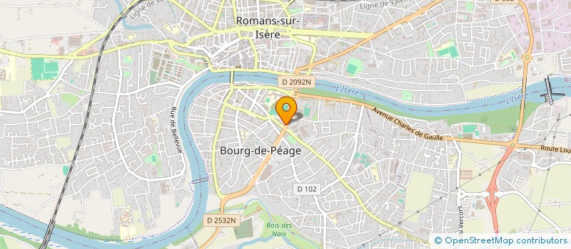 localisation de l'entreprise BRASSERIE MRJ  BOURG-DE-PEAGE