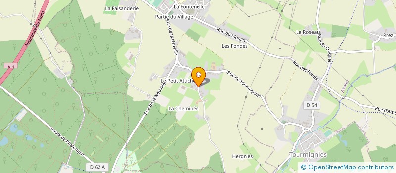 localisation de l'entreprise BRASSERIE NEO BAR SECLIN  ATTICHES