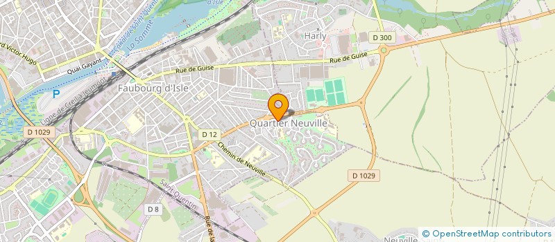 localisation de l'entreprise BRASSERIE NEUVILLE à SAINT-QUENTIN