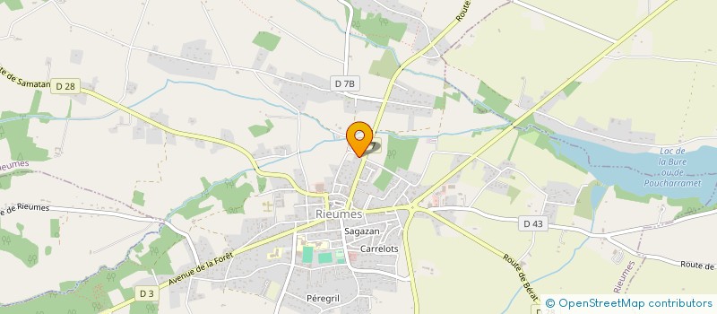 localisation de l'entreprise BRASSERIE NOTRE DAME  RIEUMES