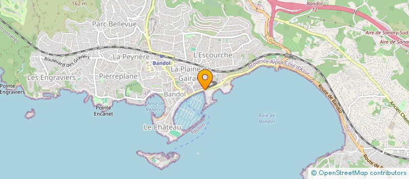 localisation de l'entreprise BRASSERIE NOUVELLE DU 38 CAFFE à BANDOL