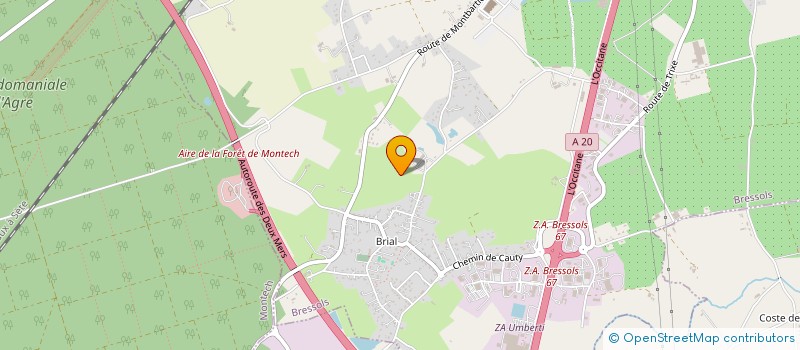 localisation de l'entreprise BRASSERIE OC'ALE  BRESSOLS