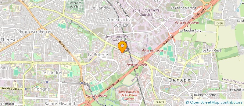localisation de l'entreprise BRASSERIE ODETTE à RENNES