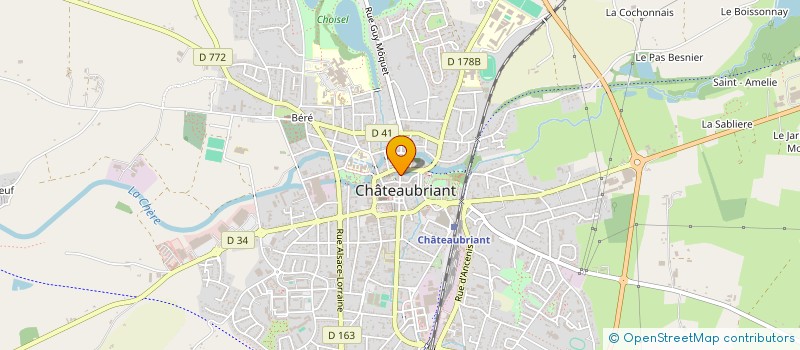 localisation de l'entreprise BRASSERIE PAPYBOT  CHATEAUBRIANT