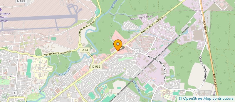 localisation de l'entreprise BRASSERIE PAX  MONT-DE-MARSAN