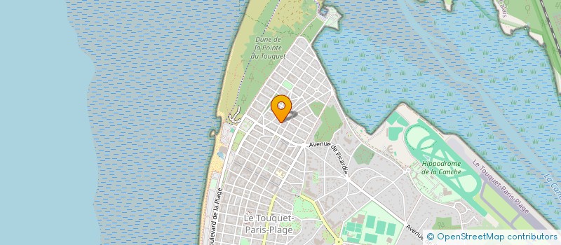 localisation de l'entreprise BRASSERIE PERSYN  LE TOUQUET-PARIS-PLAGE