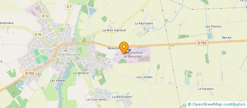 localisation de l'entreprise BRASSERIE PLORMEL  VIEILLEVIGNE