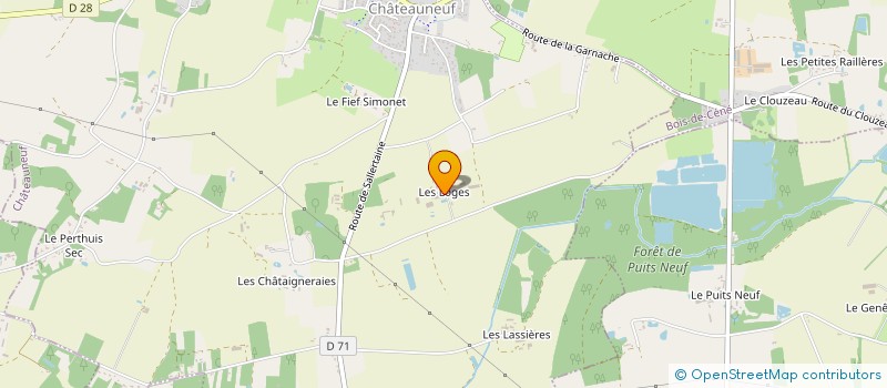 localisation de l'entreprise BRASSERIE PLUME  CHATEAUNEUF