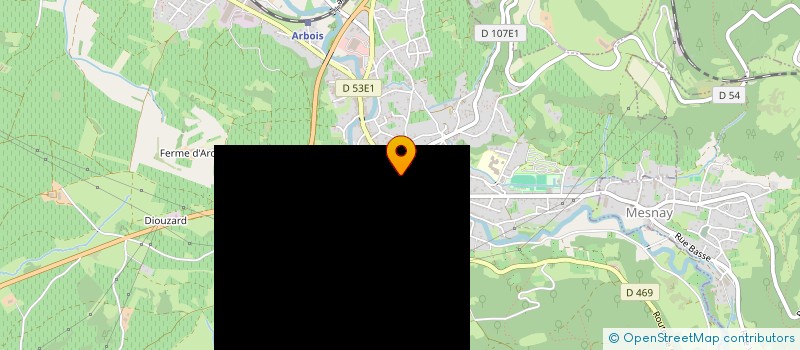 localisation de l'entreprise BRASSERIE PLUME JURASSIENNE  CRAMANS