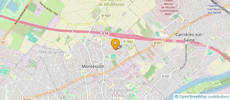 localisation de l'entreprise BRASSERIE POLICHINELLE  MONTESSON