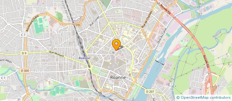 localisation de l'entreprise BRASSERIE RODUMNA  ROANNE