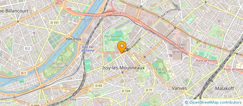 localisation de l'entreprise BRASSERIE ROSTANE  ISSY-LES-MOULINEAUX