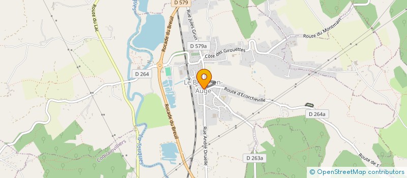 localisation de l'entreprise BRASSERIE SAGESSE  LE BREUIL-EN-AUGE