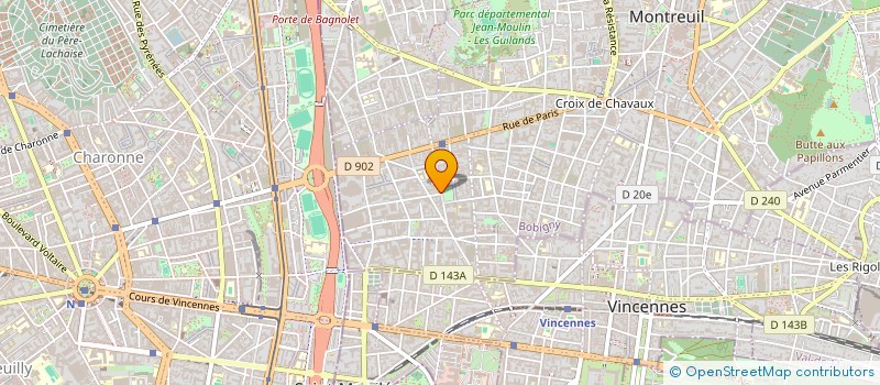 localisation de l'entreprise BRASSERIE SAINT AUGUSTIN à MONTREUIL