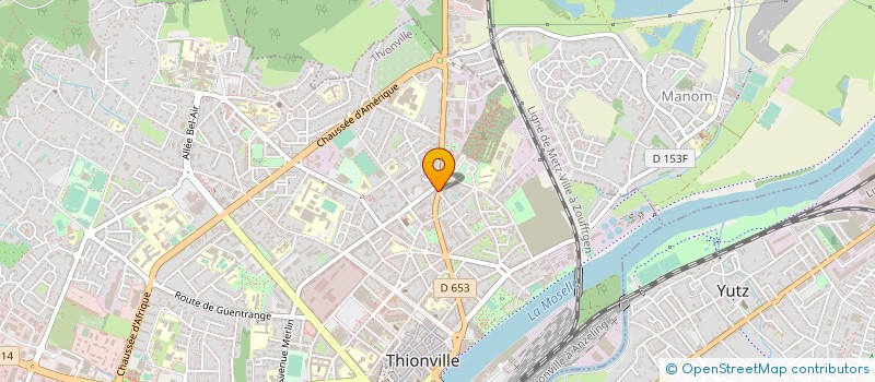 localisation de l'entreprise BRASSERIE SAINT FRANCOIS  THIONVILLE