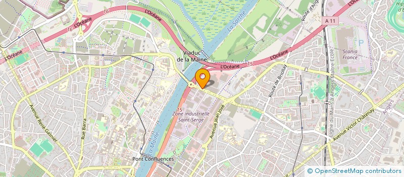 localisation de l'entreprise BRASSERIE SAINT SERGE à ANGERS