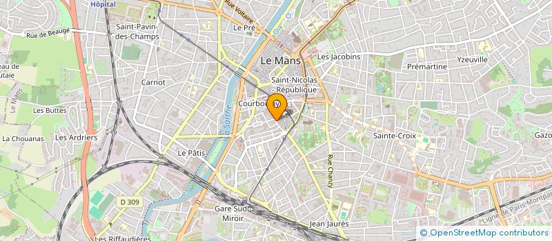 localisation de l'entreprise BRASSERIE SEPTANTE DEUX  LE MANS