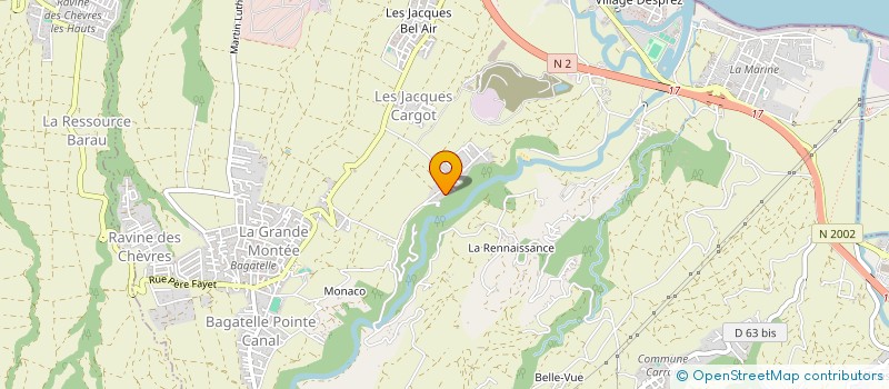 localisation de l'entreprise BRASSERIE SOUS LE LETCHI  SAINTE-SUZANNE