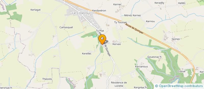 localisation de l'entreprise BRASSERIE TEMPETE  PLOGONNEC