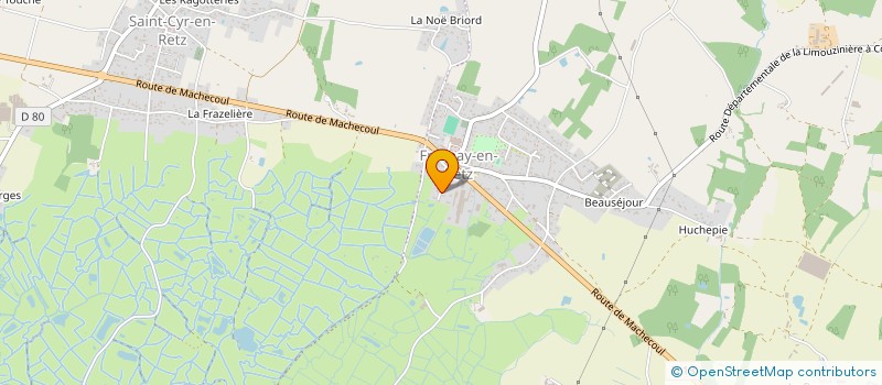 localisation de l'entreprise BRASSERIE TEMPLIER  VILLENEUVE-EN-RETZ