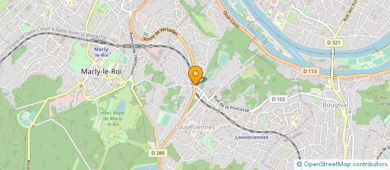 localisation de l'entreprise BRASSERIE TOUSSAINT à NOISY-LE-ROI