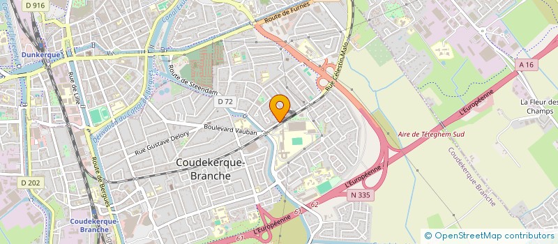 localisation de l'entreprise BRASSERIE VANNOORENBERGHE  COUDEKERQUE-BRANCHE