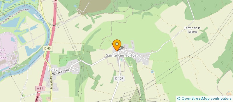 localisation de l'entreprise BRASSERIE VINGT TROIS  SAINTE-GENEVIEVE