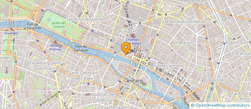localisation de l'entreprise BRASSERIES GESTION INVESTISSEMENTS  PARIS