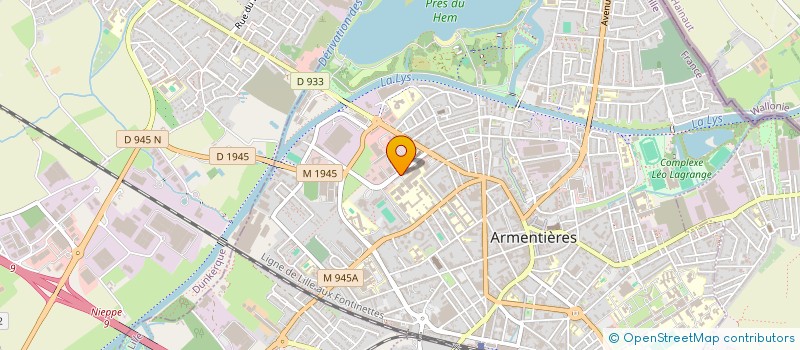 localisation de l'entreprise BRASSERIES MOTTE CORDONNIER à ARMENTIERES