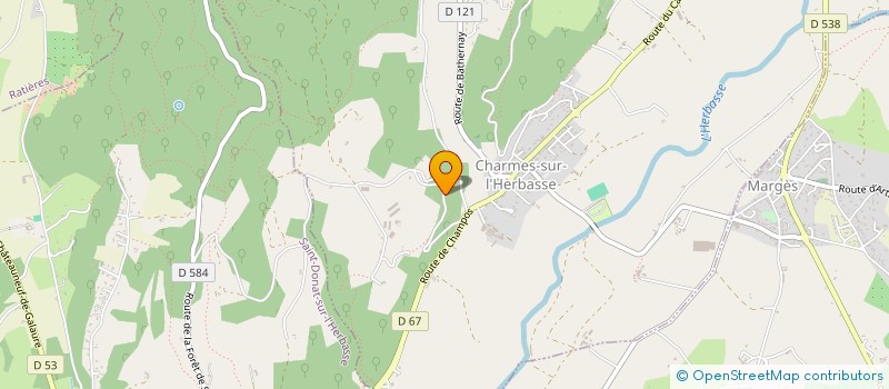 localisation de l'entreprise BRASSEUR  CHARMES-SUR-L'HERBASSE