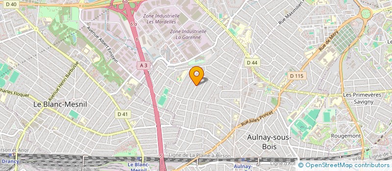 localisation de l'entreprise BRASSEUR 93600  AULNAY-SOUS-BOIS