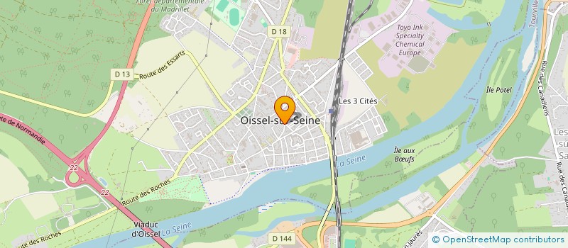 localisation de l'entreprise BRASSEUR MICHEL LAINE NICOLE à OISSEL